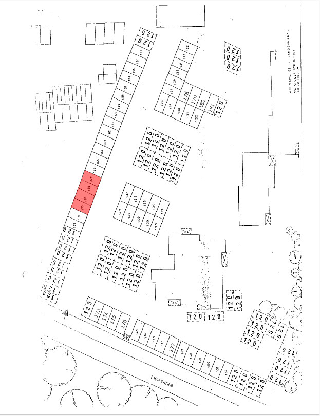 Grundriss Garagen Langenhagen, Walsroder Straße