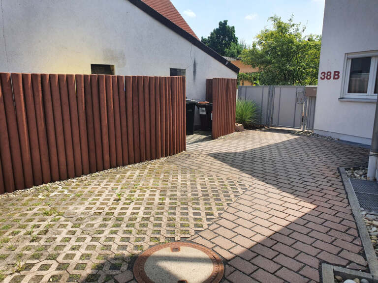 Außenstellplatz für Motorrad