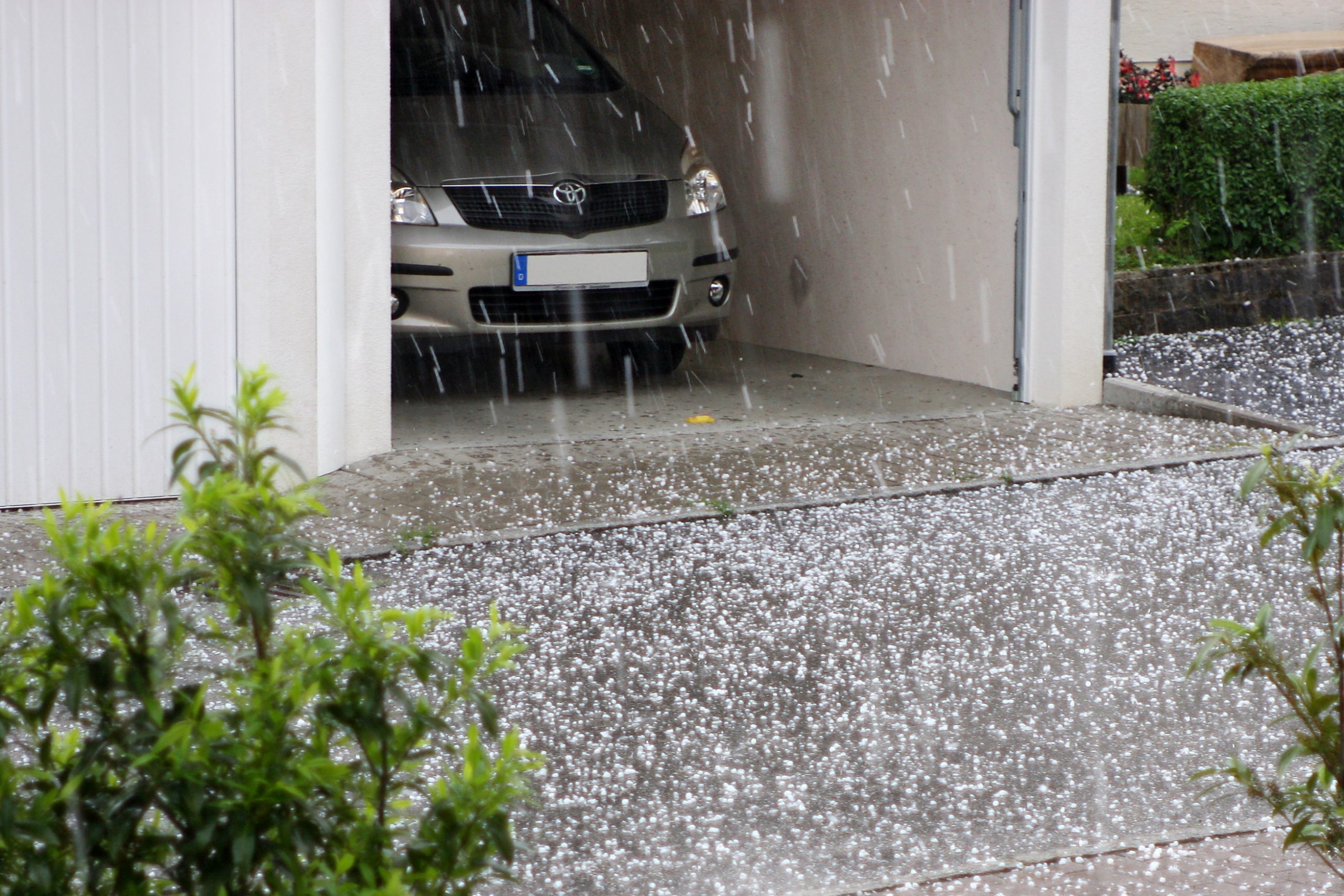 Garagen schützen Autos vor Hagel